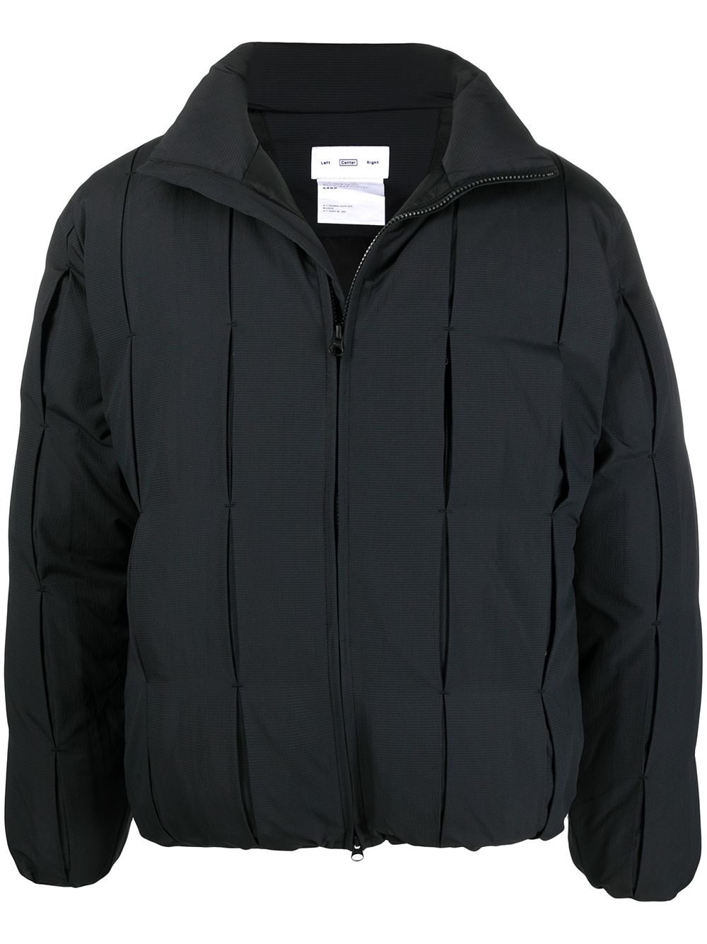 zipped padded jacket - 1