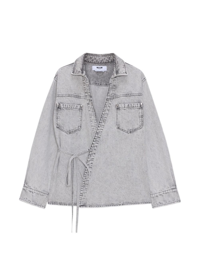 patch pocket tie shirt 1