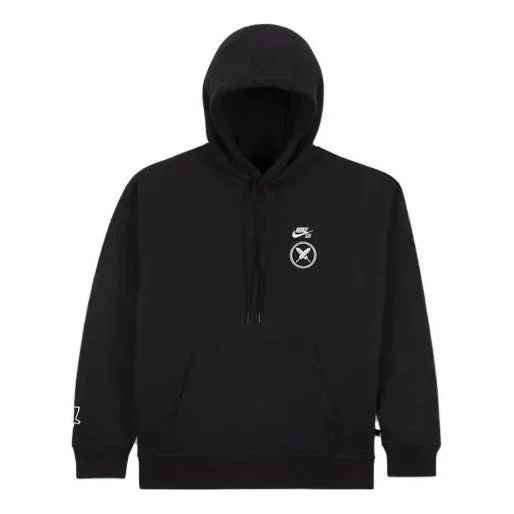 Nike SB x Yuto Graphic Fleece Pullover Hoodie 'Black' FN0552-010 - 1