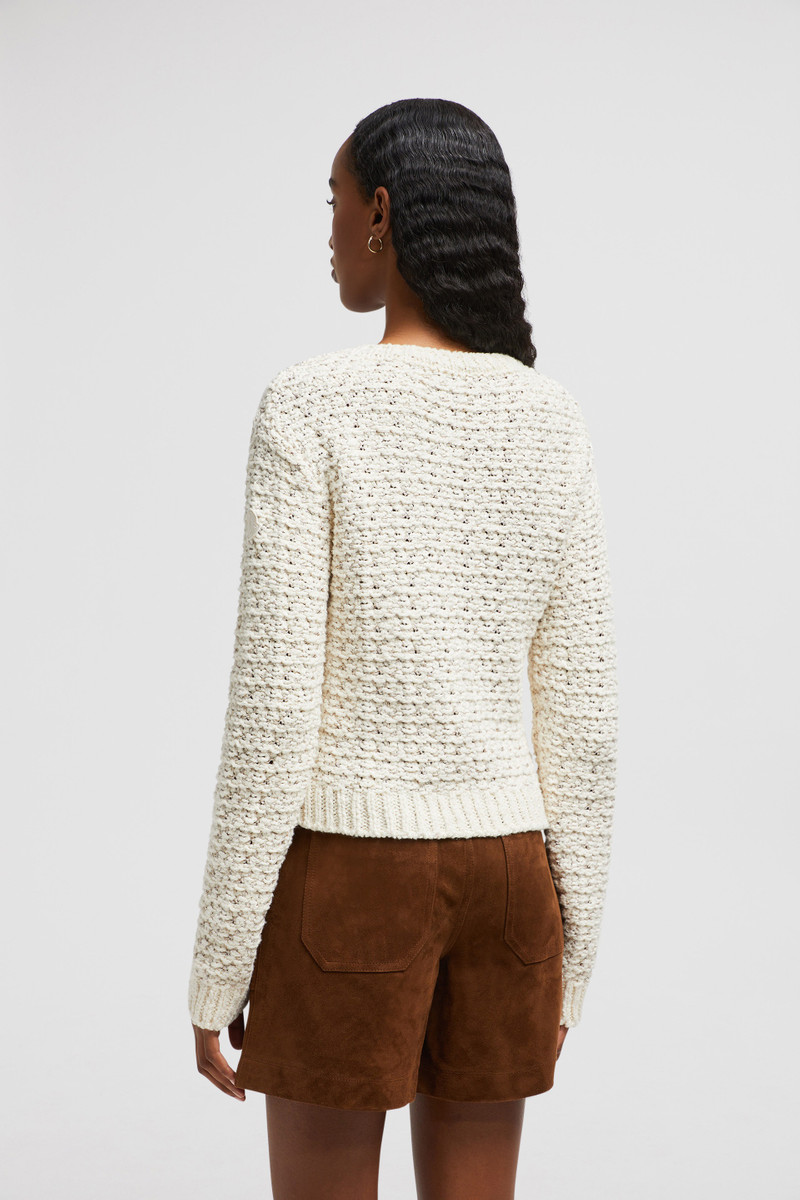 Textured Cotton Sweater 5