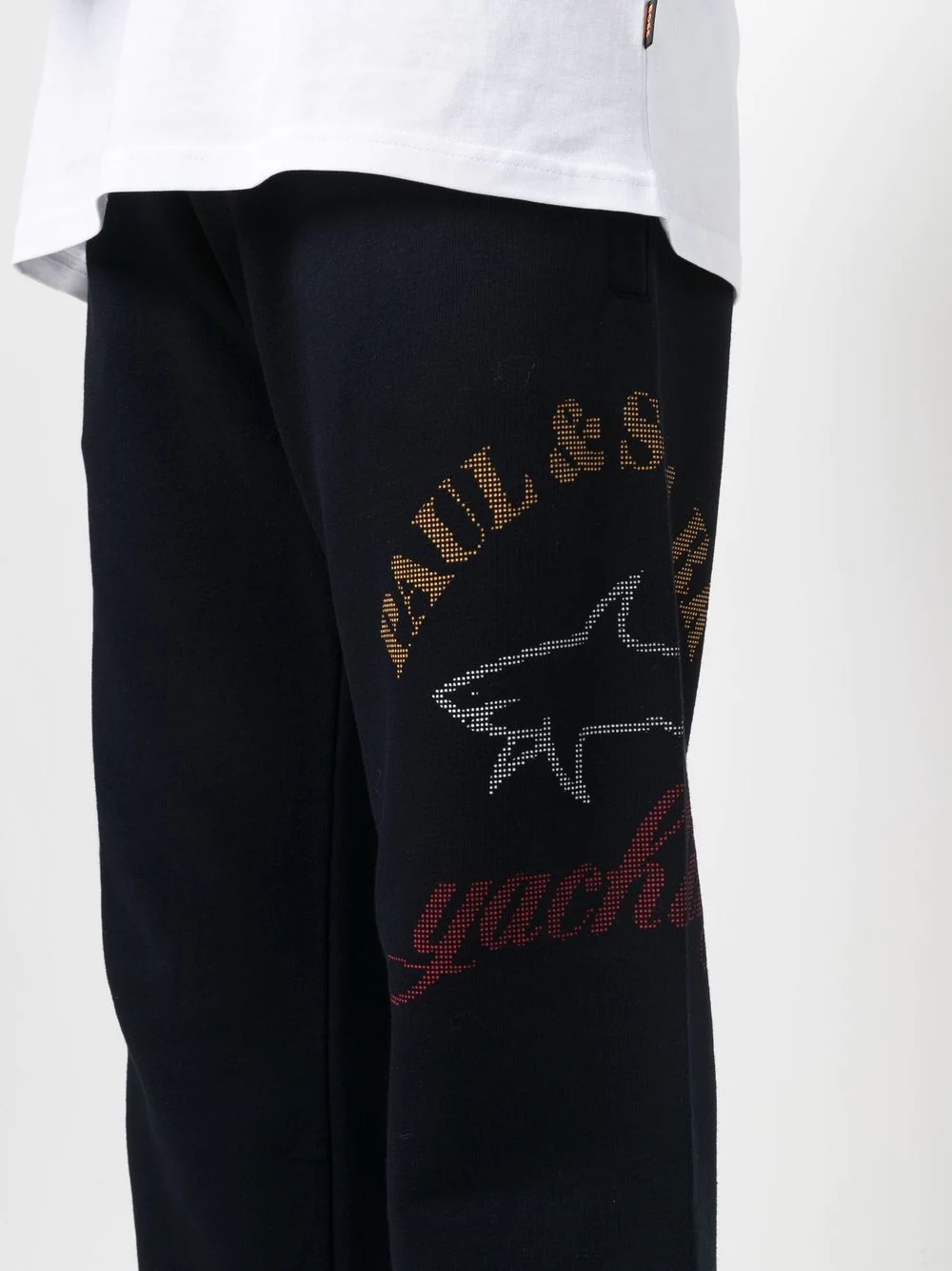 studded-logo tapered joggers - 5