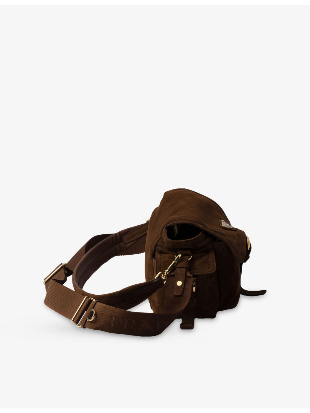 Explore Medium Suede Shoulder Bag - 5