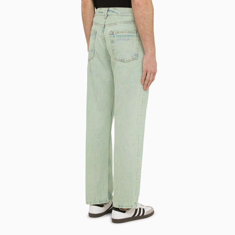 REGULAR MINT GREEN DENIM JEANS - 2