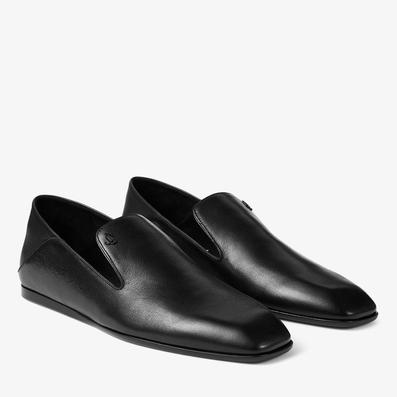 Eliot Slipper Black Vintage Leather Slippers 2