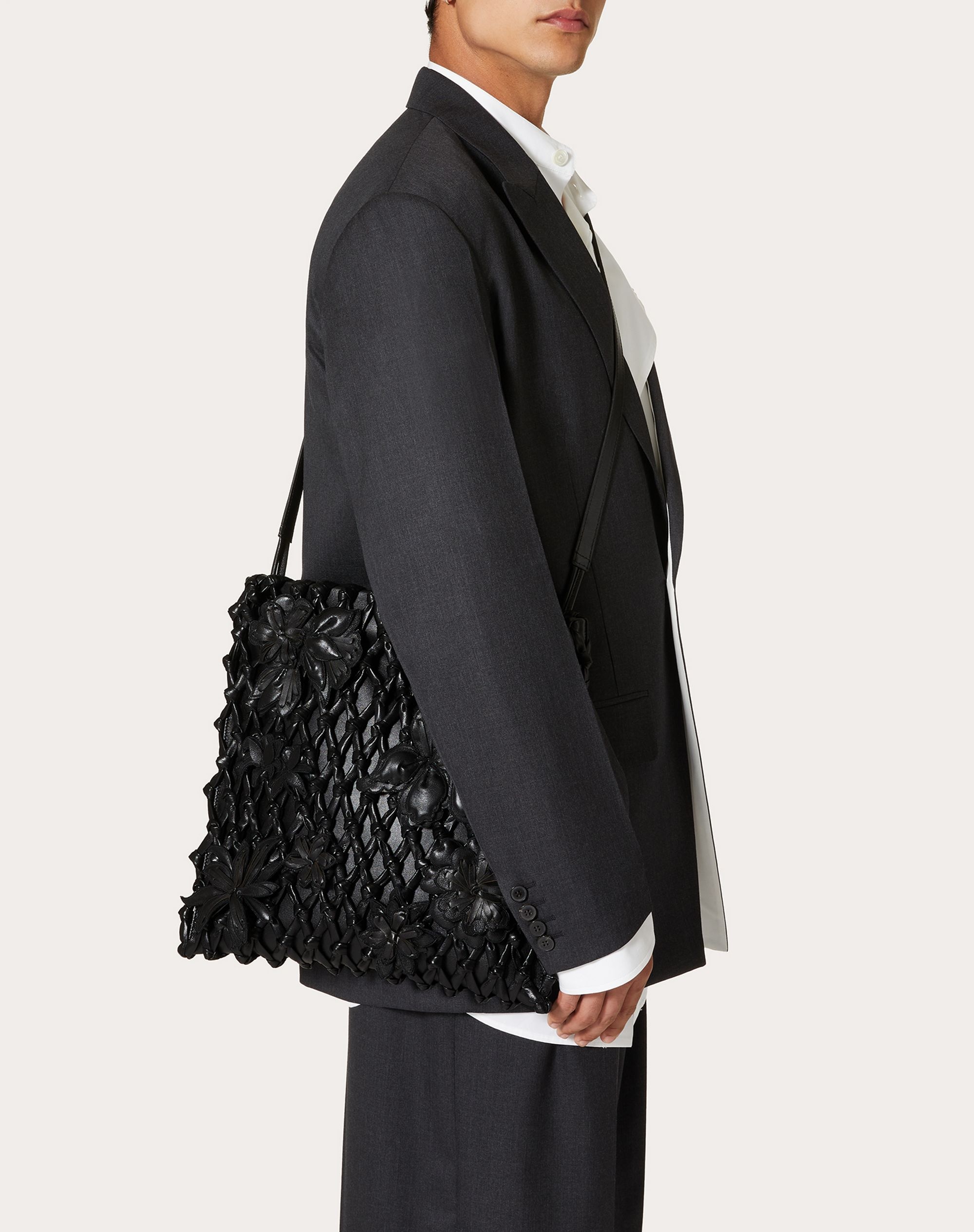 Valentino Garavani Atelier Bag 06 Lace Edition with Shoulder Strap - 6