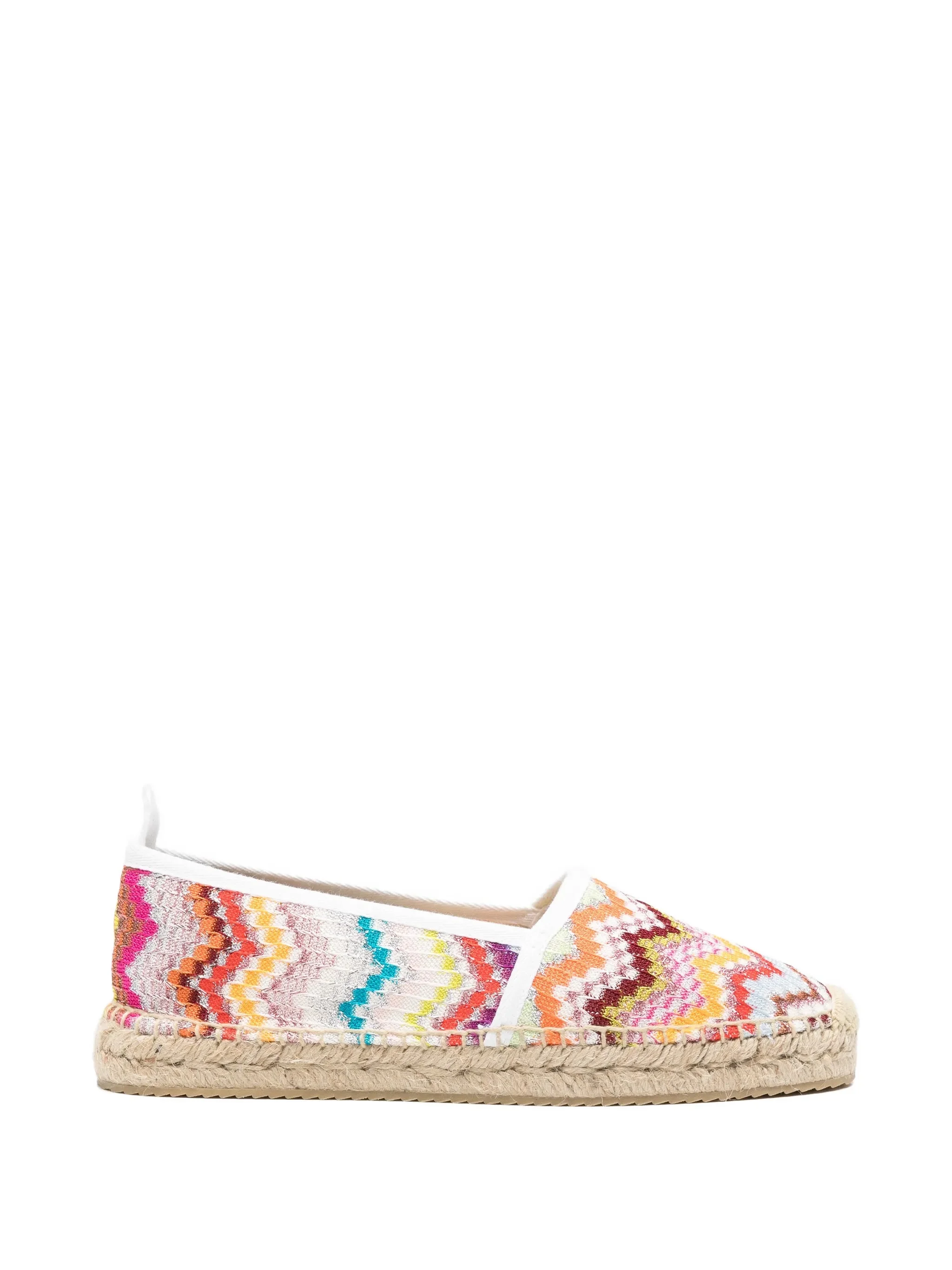 chevron-pattern espadrilles - 1