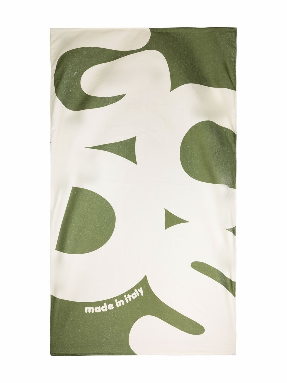 logo-print beach towel - 3