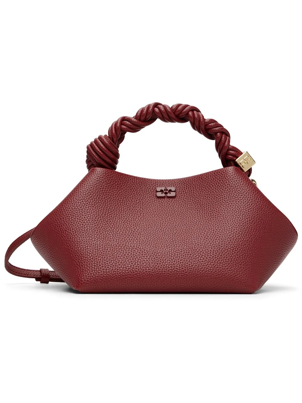 Red Grained Small Bou Bag - 1