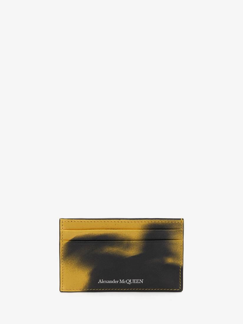 Men's Silhouette Card Holder in Pop Yellow/black - 1