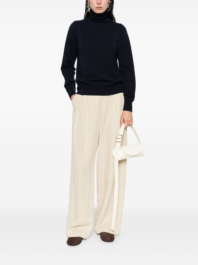 EMPORIO ARMANI roll-neck cashmere sweater outlook