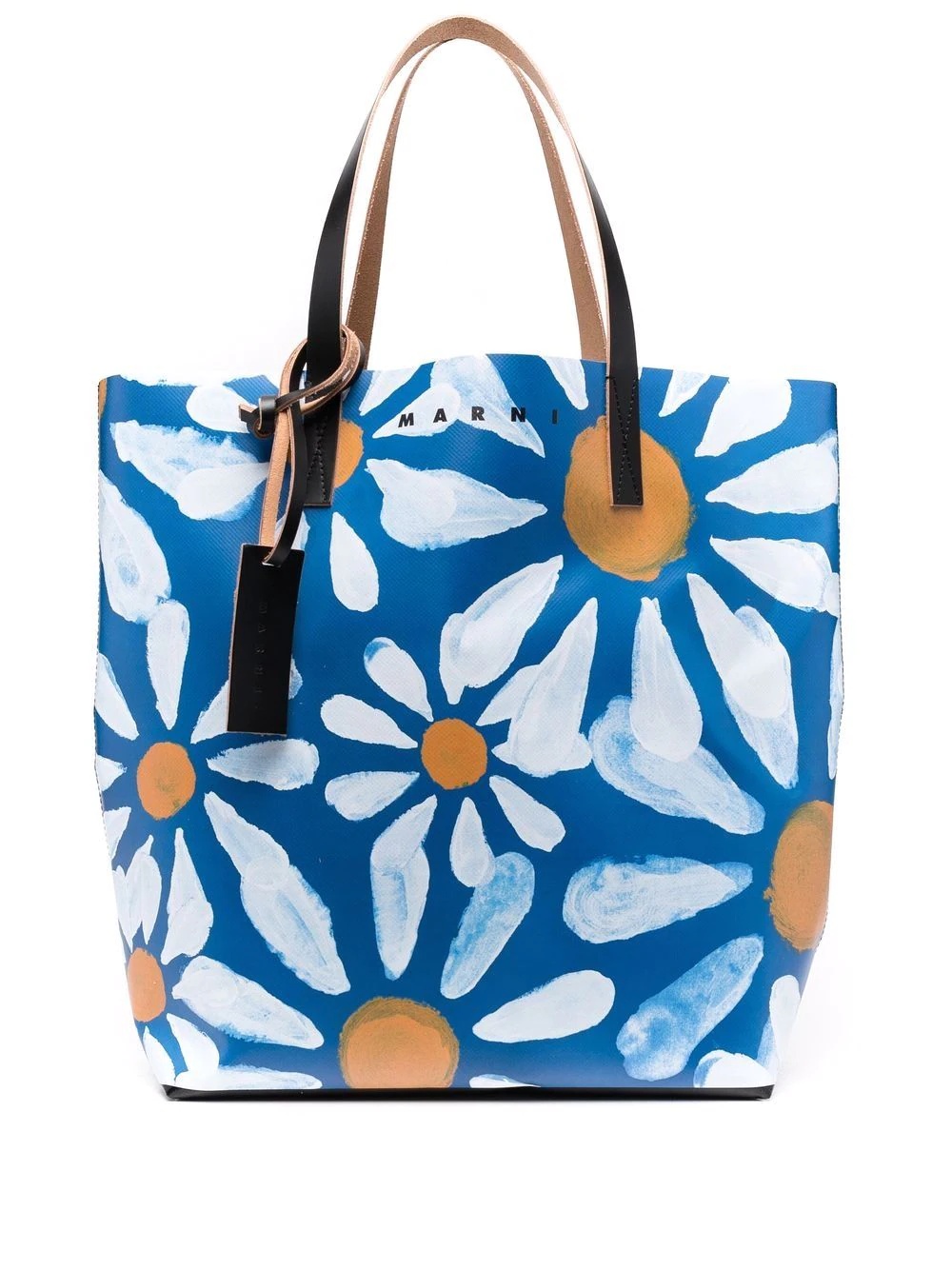 floral-print tote bag - 1