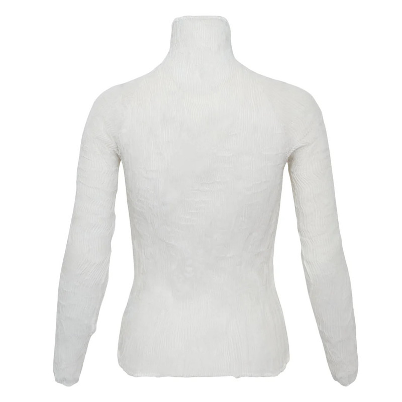 ISSEY MIYAKE Chiffon Twist Woven Top outlook