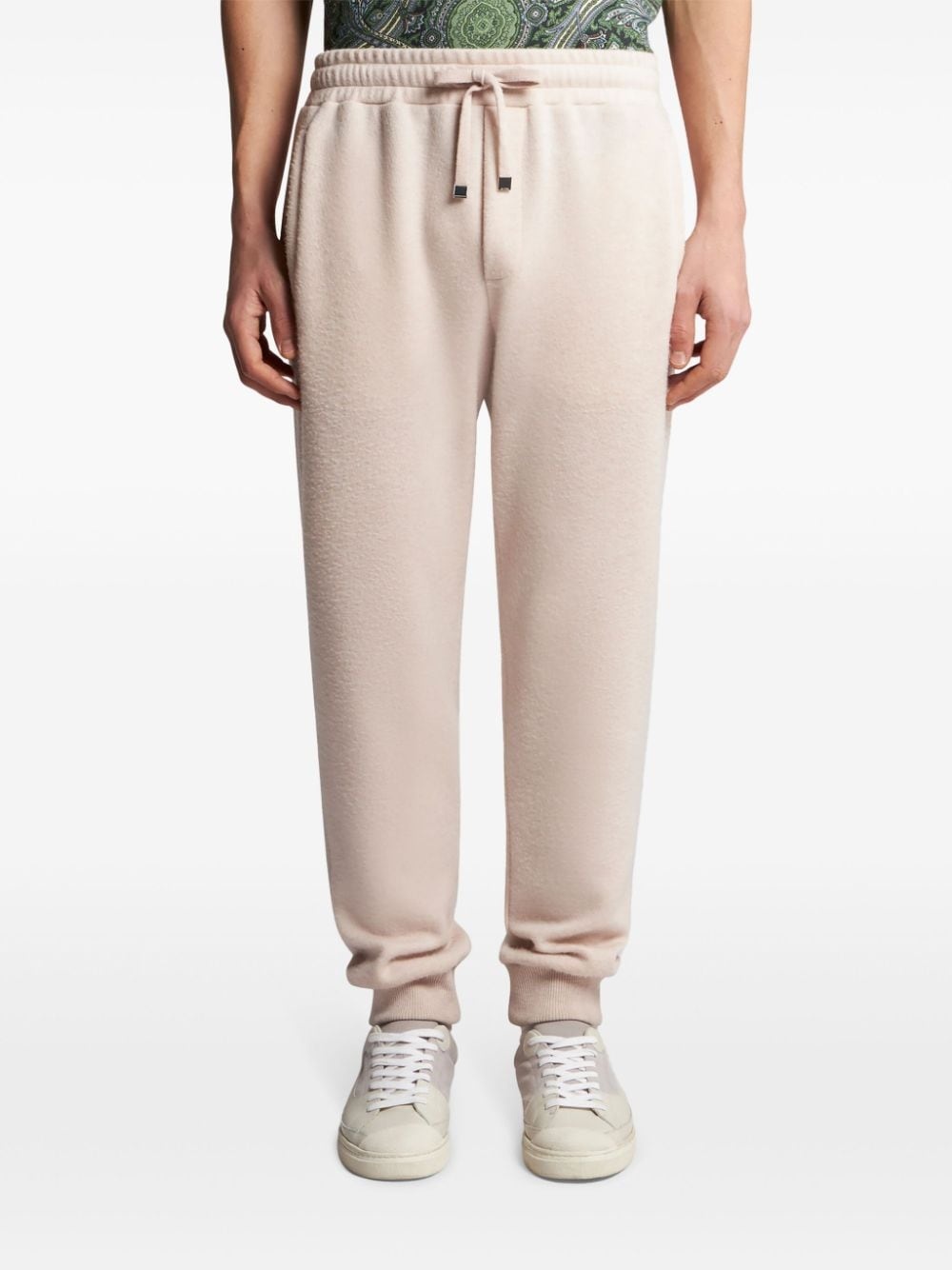 Pegaso-embroidered wool jogging trousers - 3