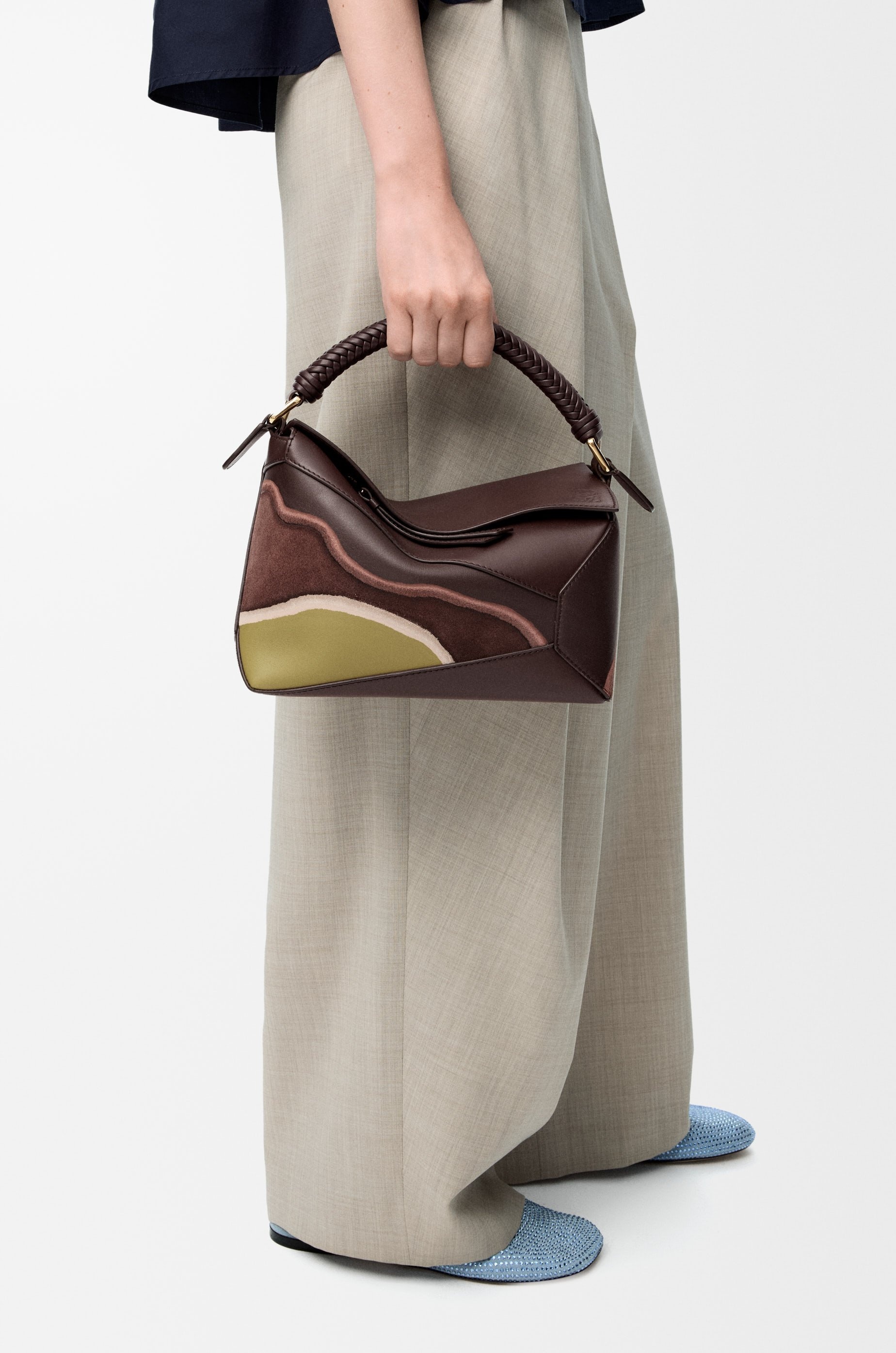 Small Puzzle Edge bag in nappa calfskin - 2