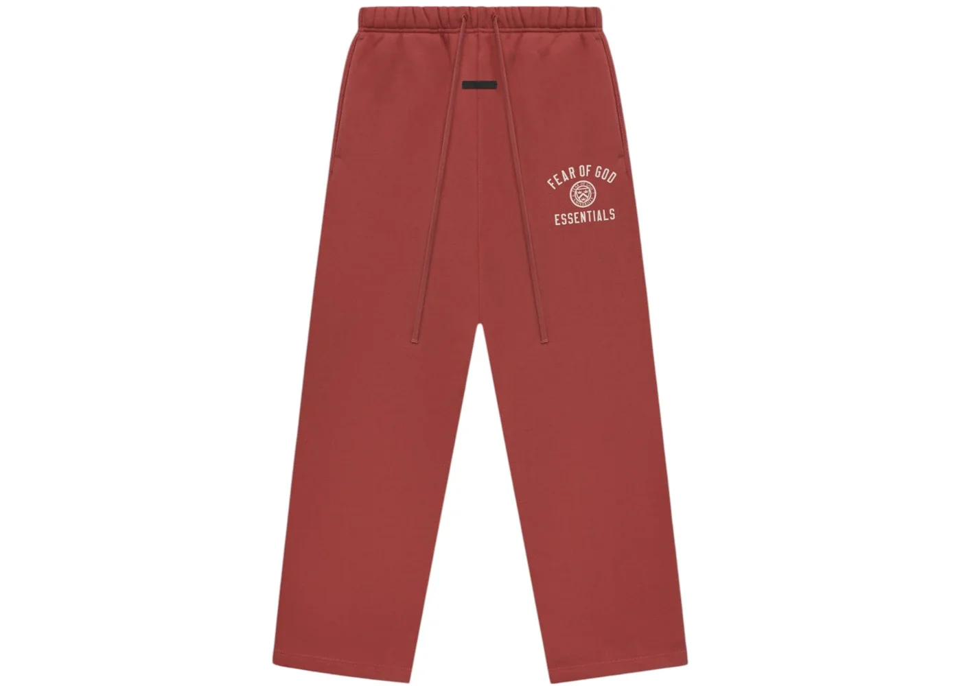 Fear of God Essentials Fleece Relaxed Sweatpant Crimson - 1