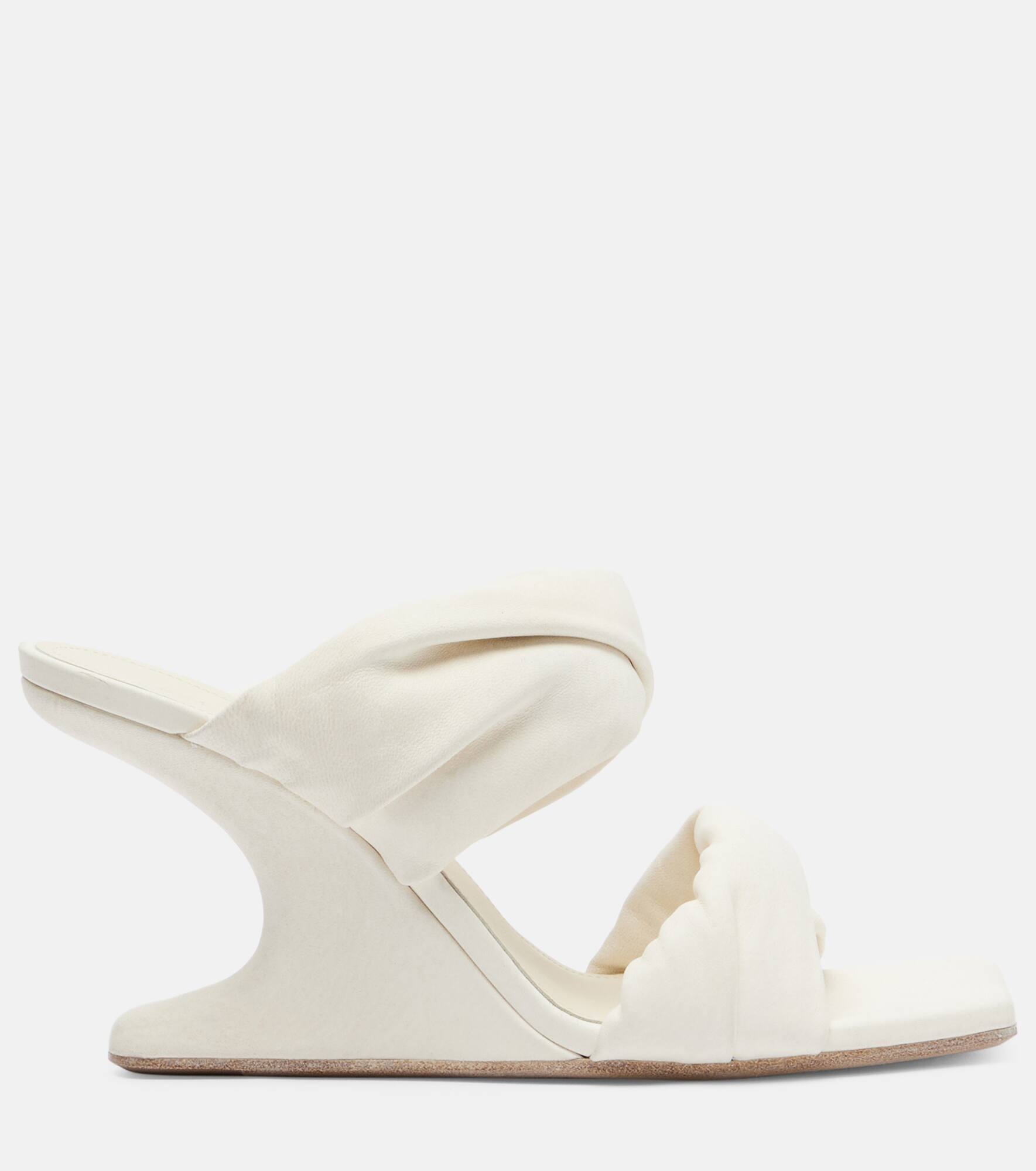 Twisted Cantilever 80 leather mules - 4