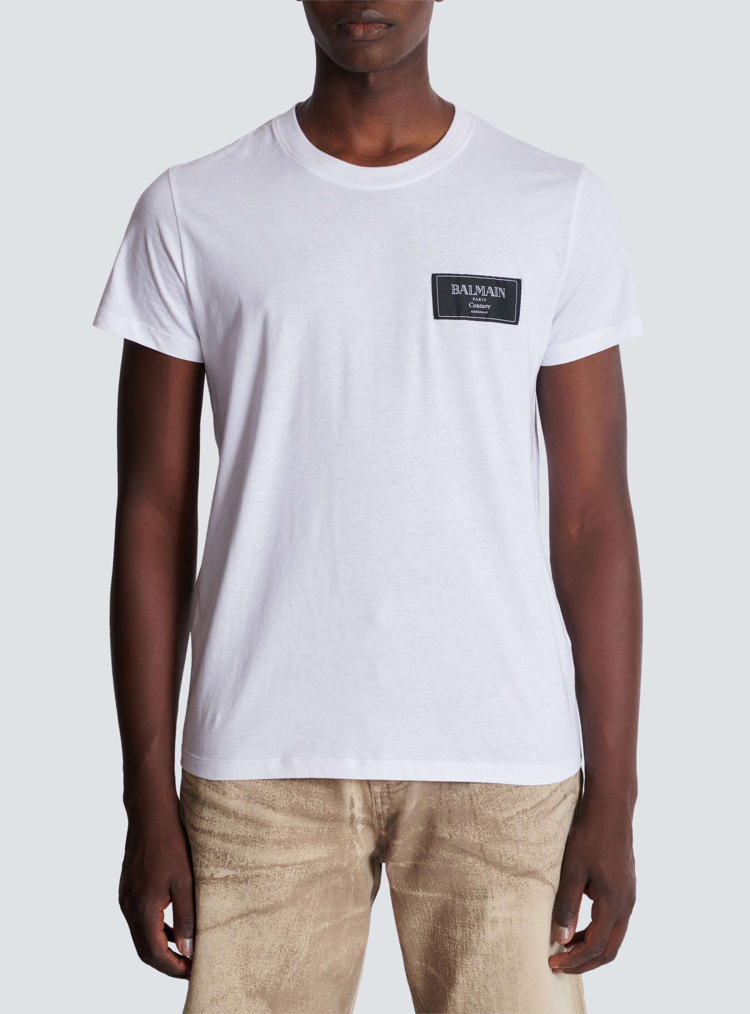 T-shirt with Balmain Couture label - 5