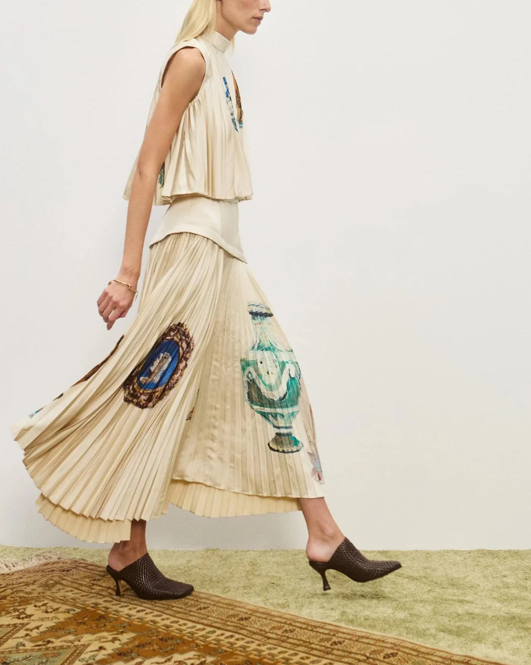 ORAZIO PLEATED TOP - 5