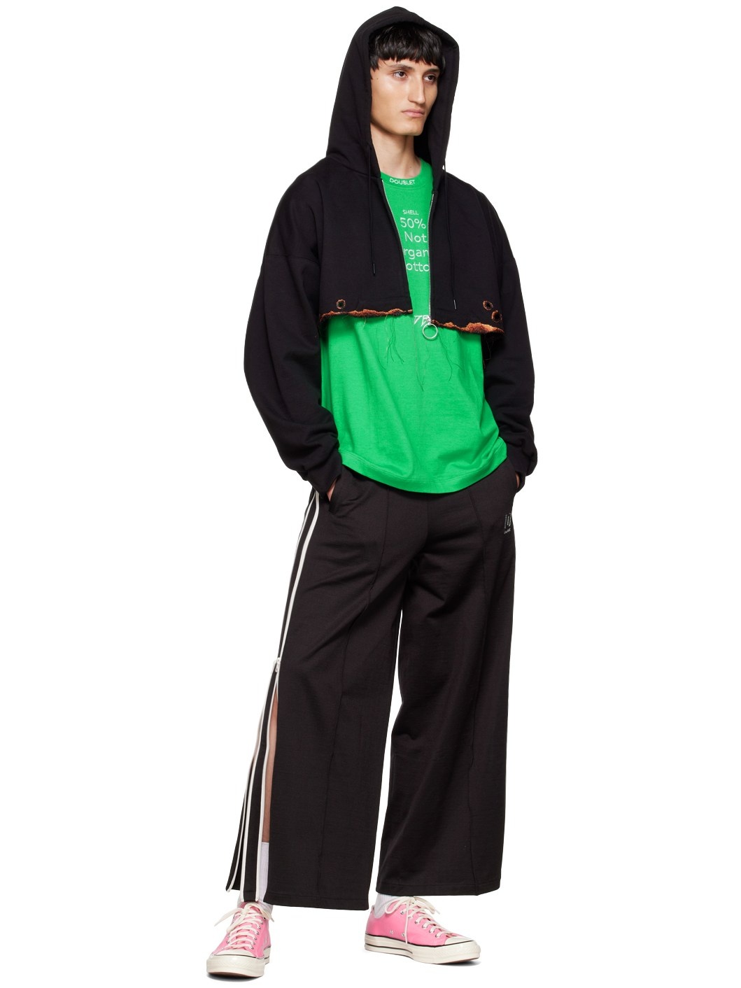 Green Composition Message T-Shirt - 4