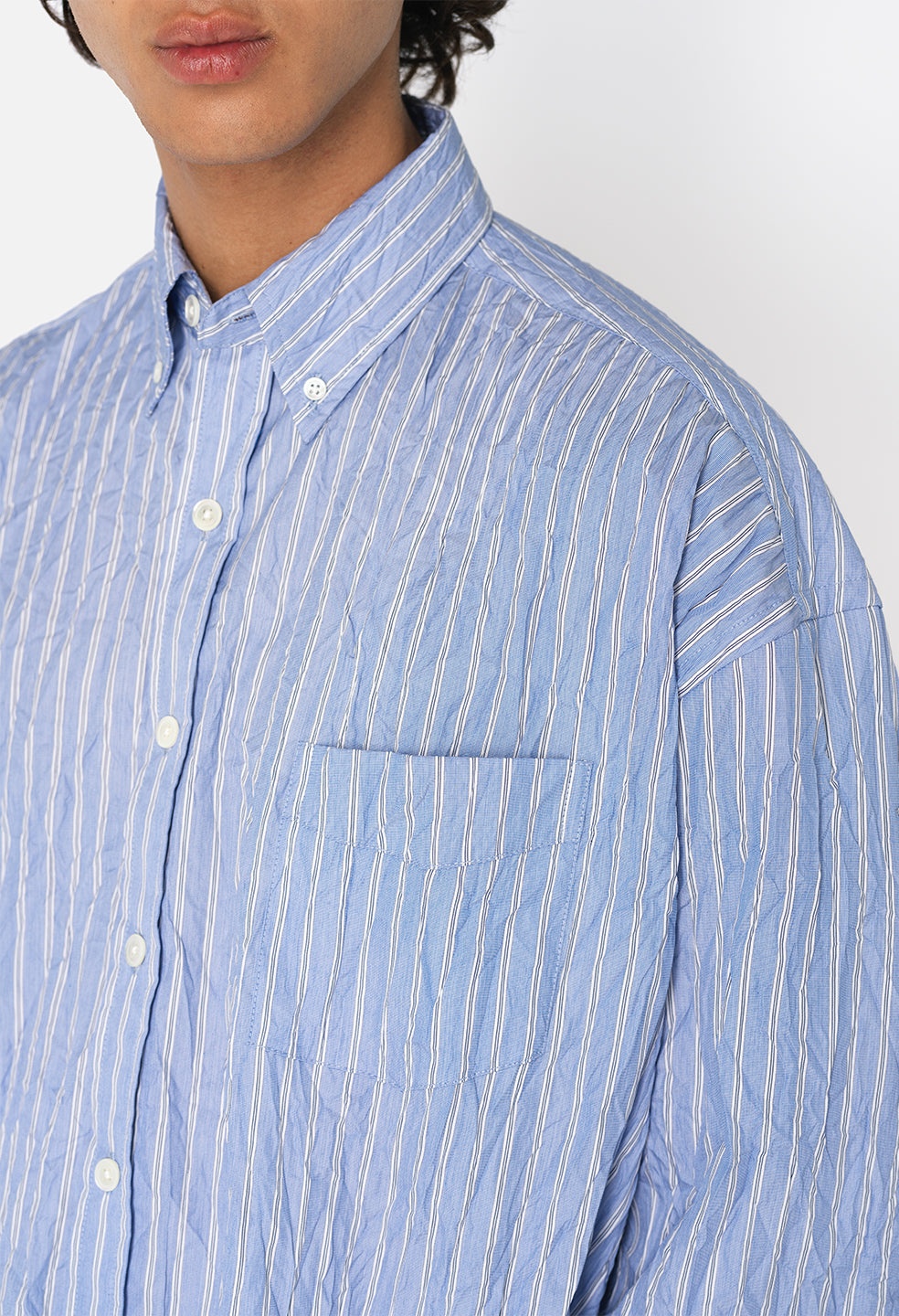 CRINKLED KIMONO SHIRT - 6
