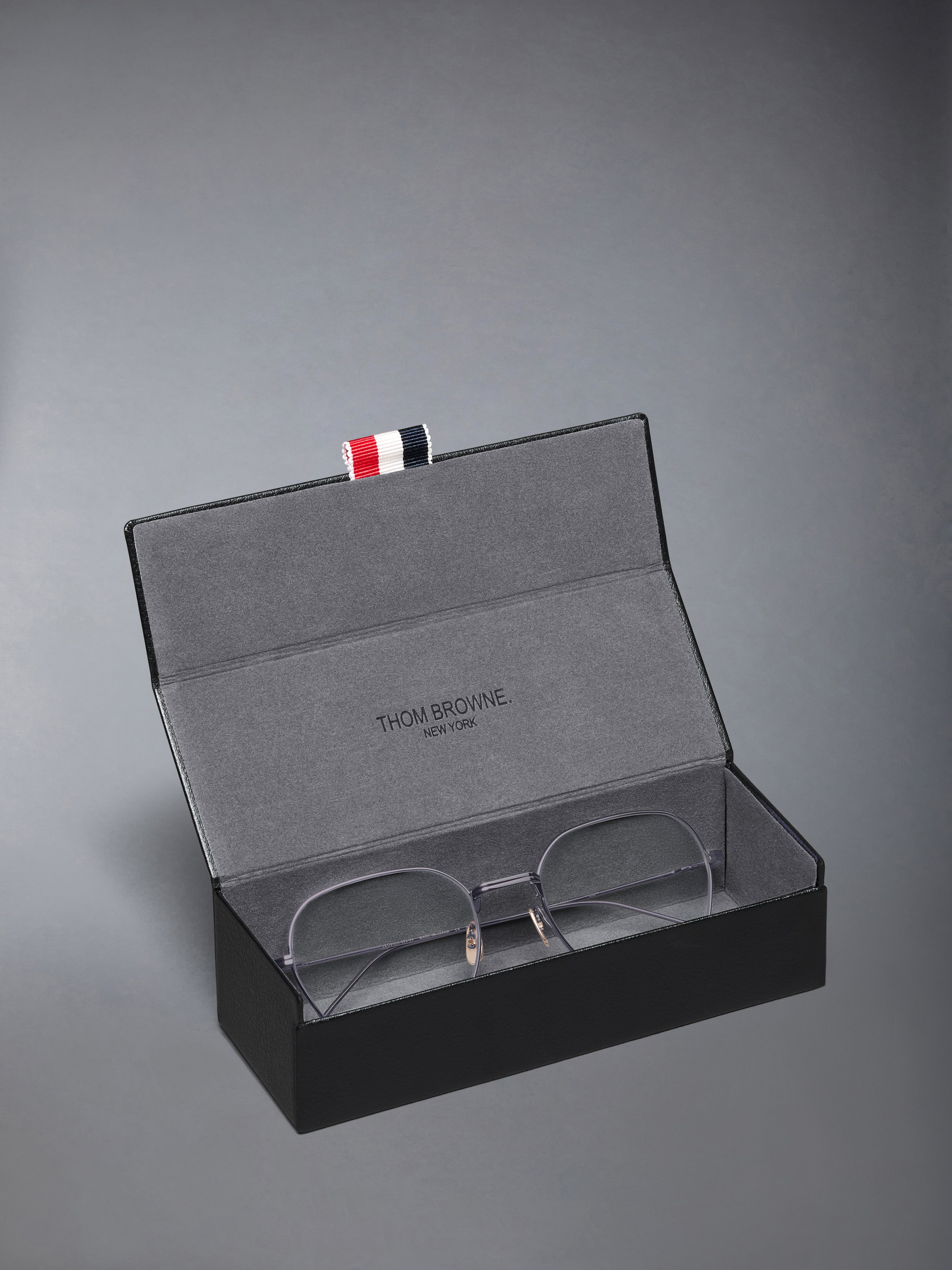 TITANIUM RECTANGULAR EYEGLASSES - 4