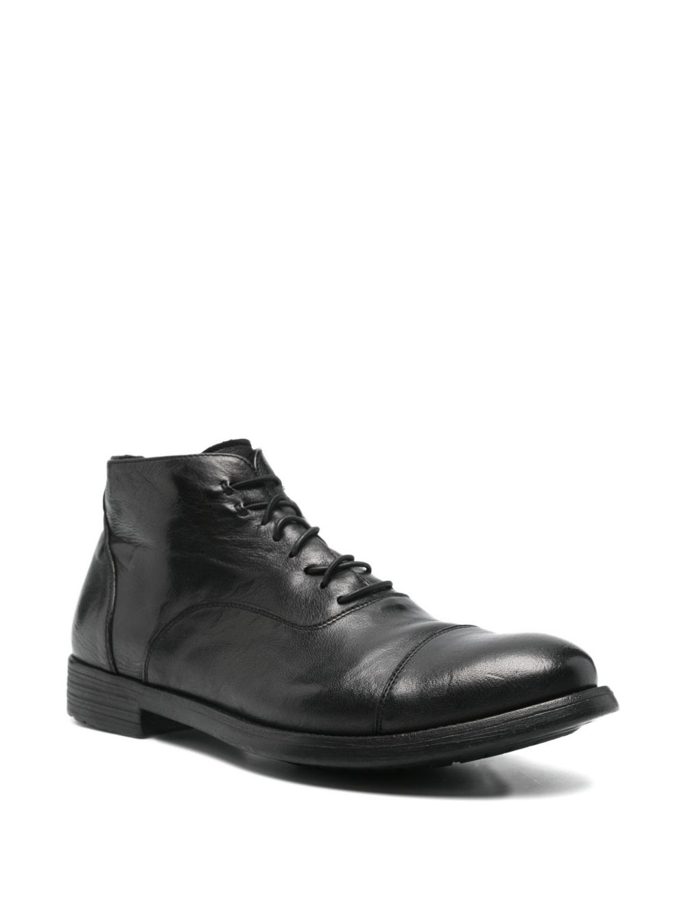 lace-up zip-detail boots - 2