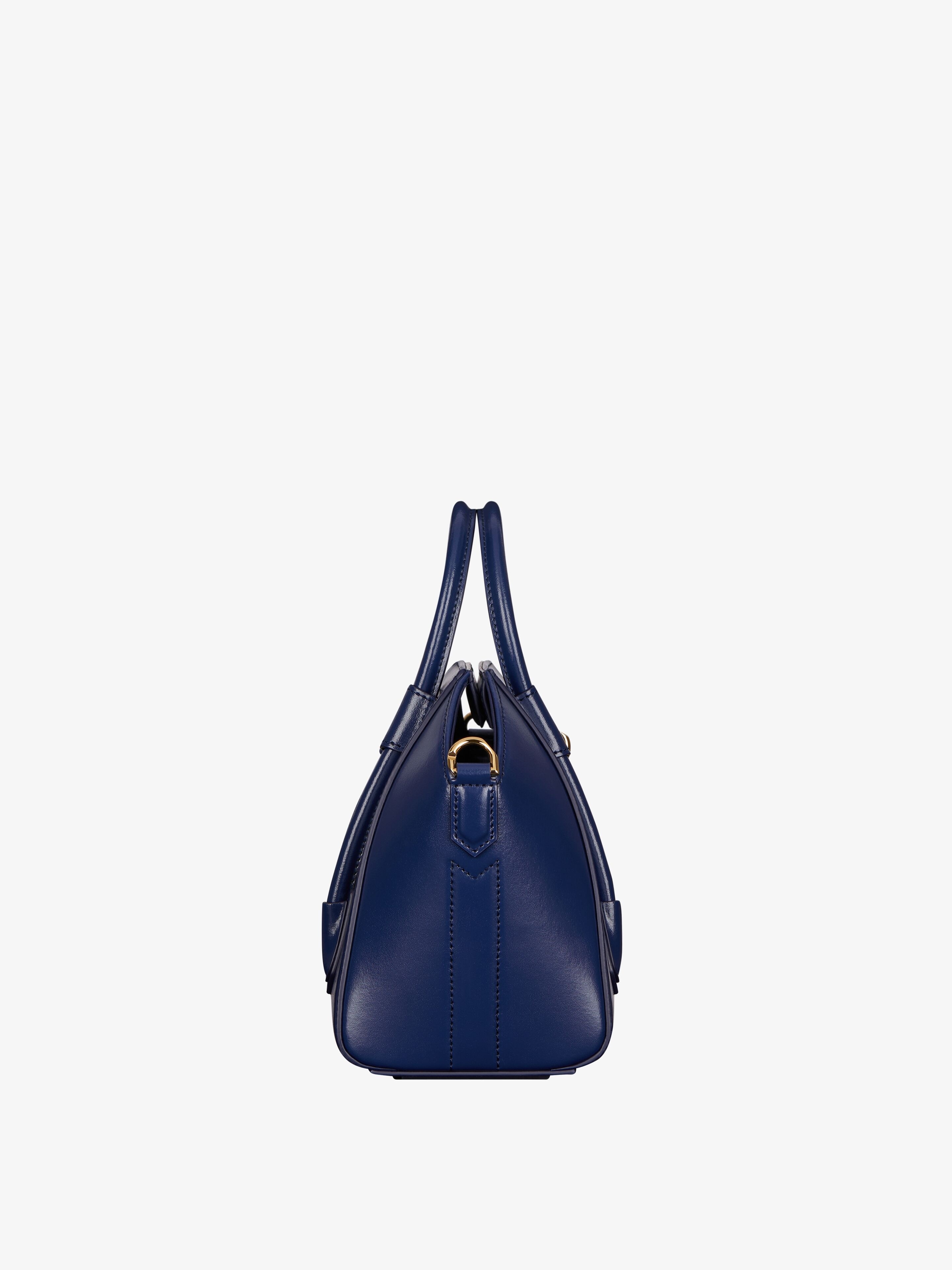 MINI ANTIGONA LOCK BAG IN BOX LEATHER - 3