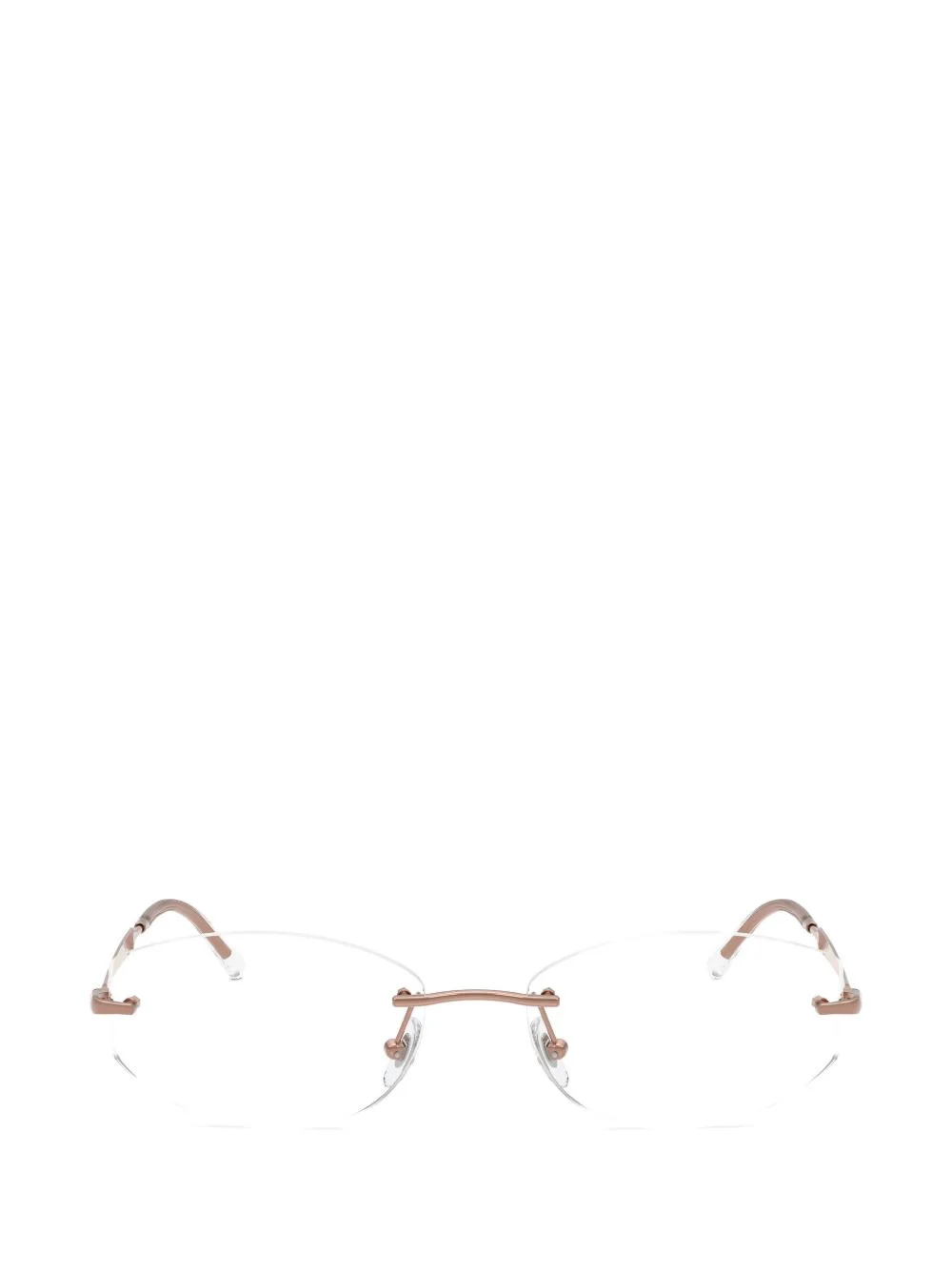 RB3792V rimless geometric-frame glasses - 1