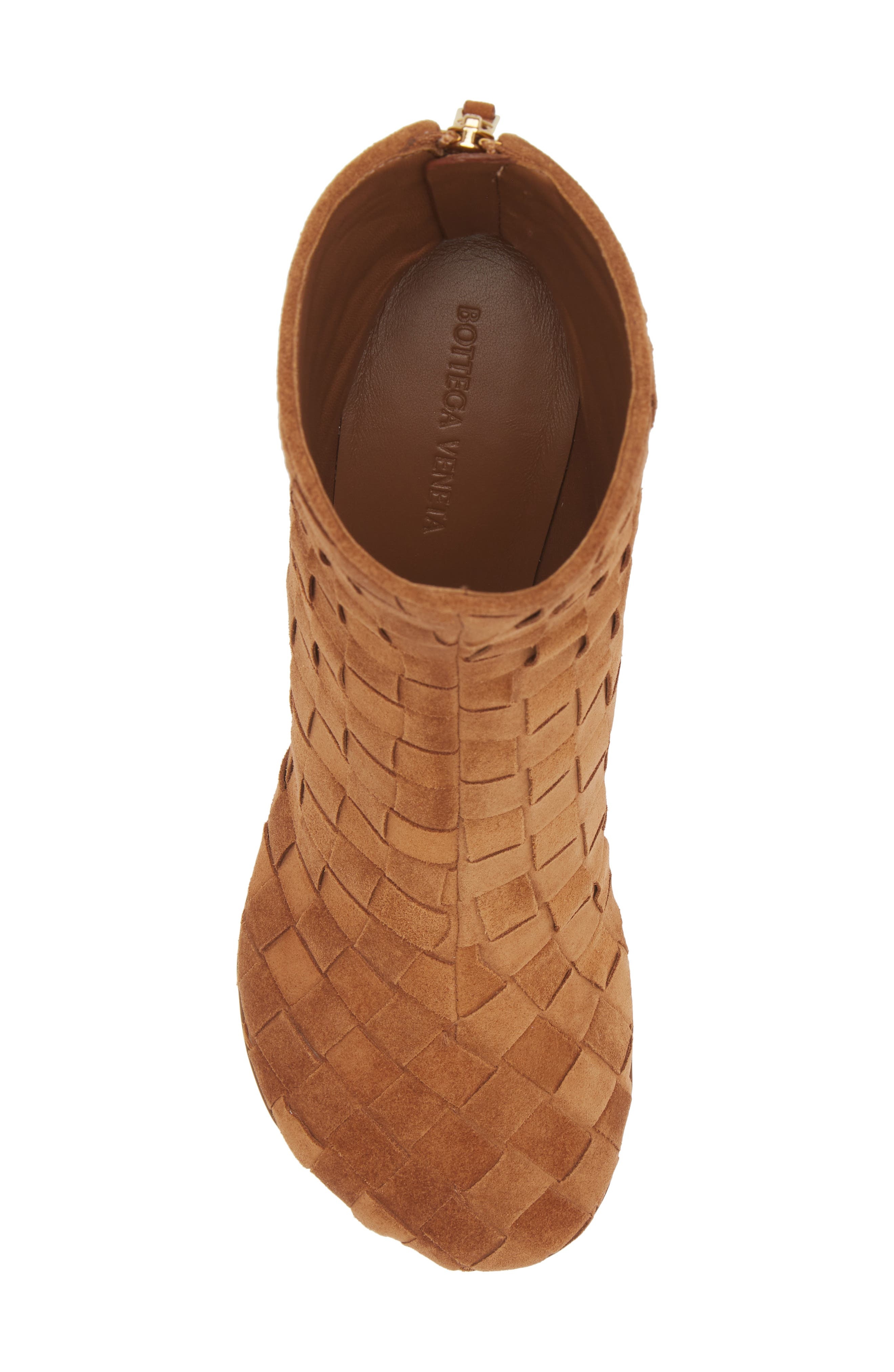 Bottega Veneta Atomic Intrecciato Bootie in Caramel at Nordstrom - 5