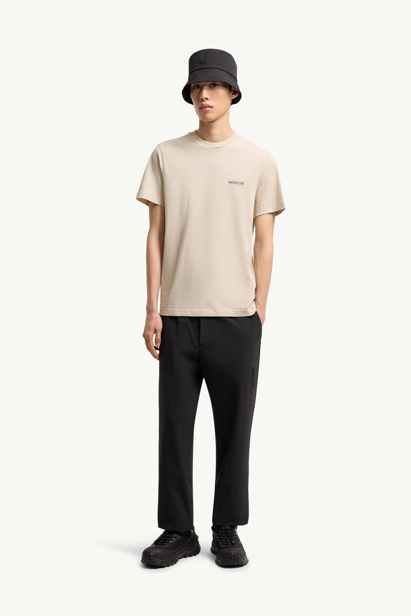Moncler Logo Cotton Jersey T-Shirt outlook