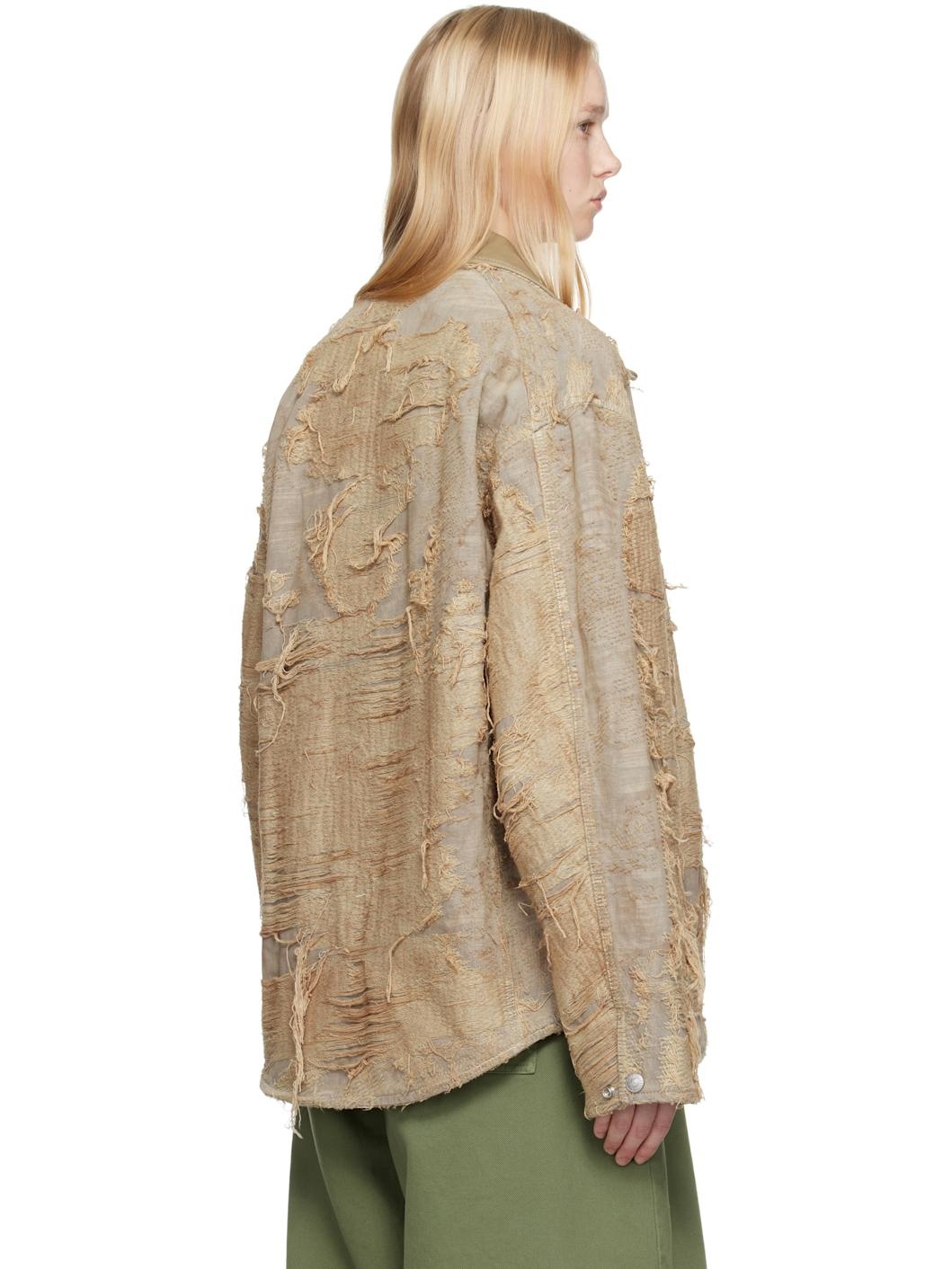 Tan D-Ivar-Fsg Denim Jacket - 3