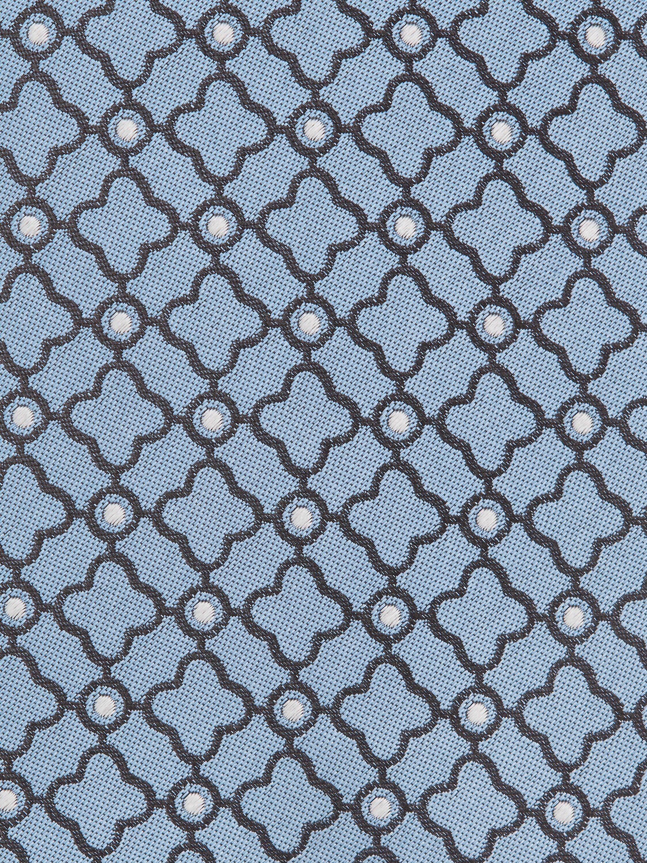 LIGHT BLUE SILK TIE - 2