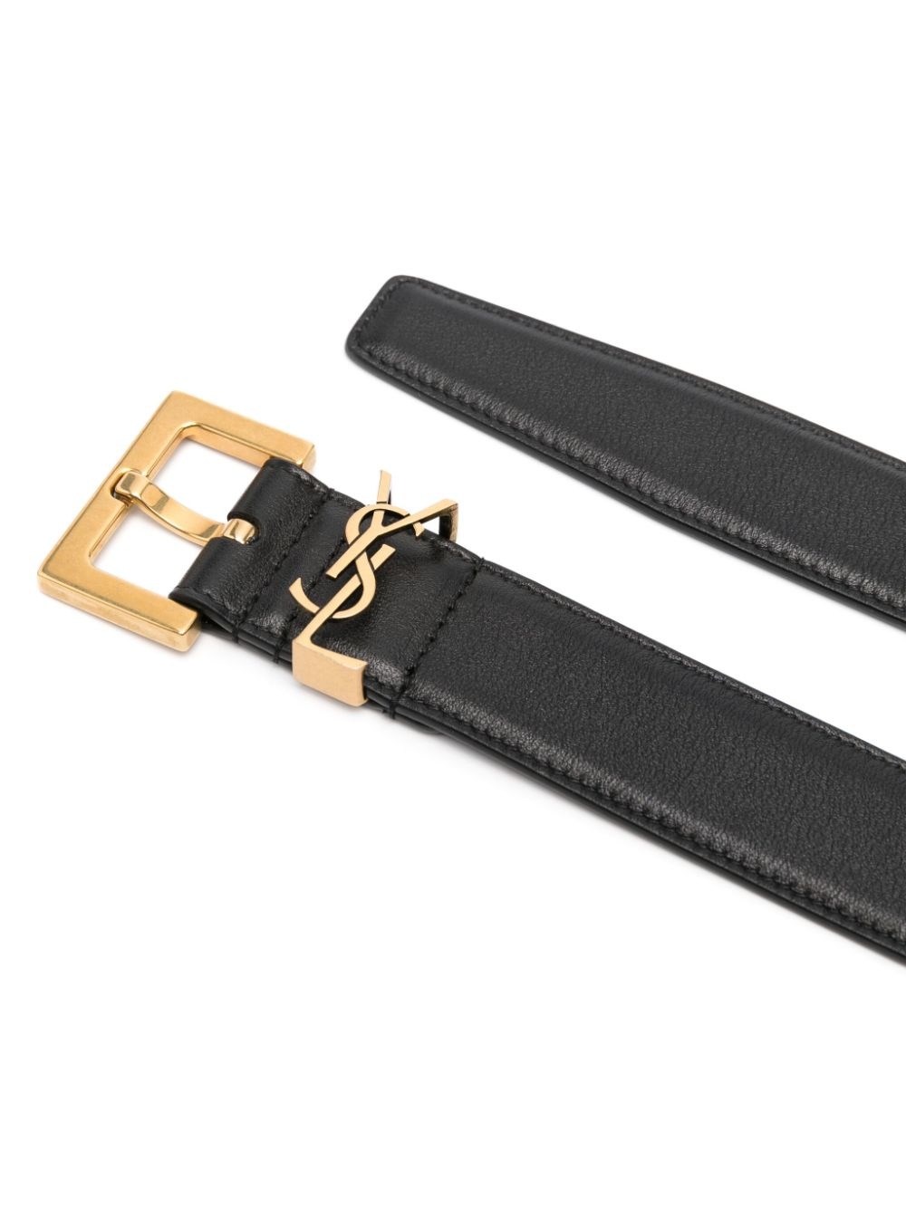 Monogram square-buckle belt - 2