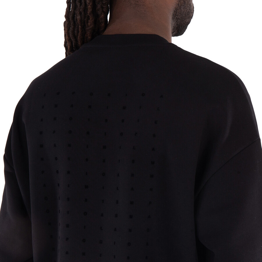 Emporio Armani Embroidered Logo Crew Neck Sweatshirt - 6