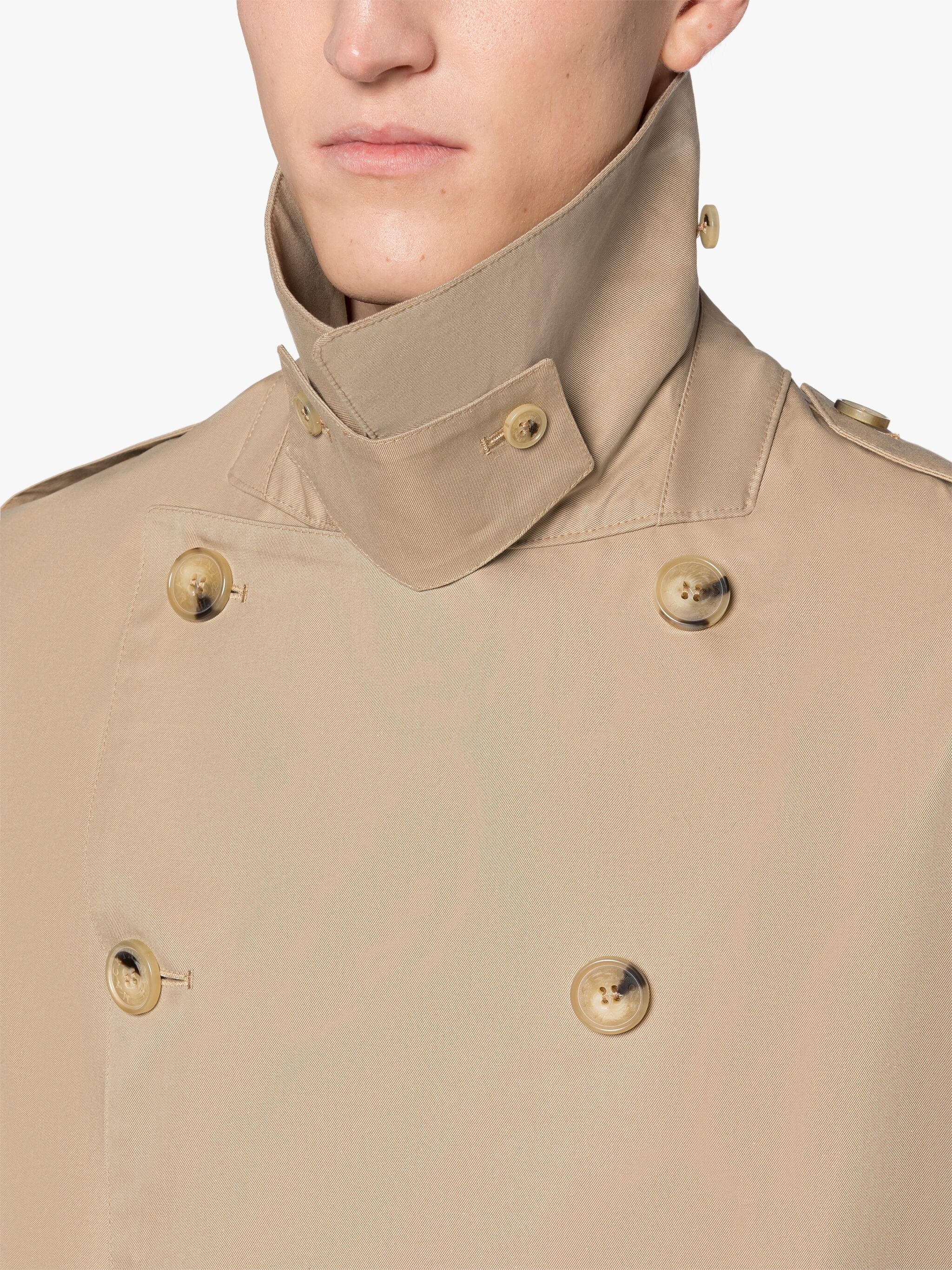 ST ANDREWS SAND COTTON TRENCH COAT - 5