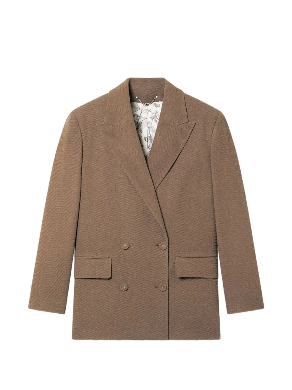 double-breasted blazer - 1