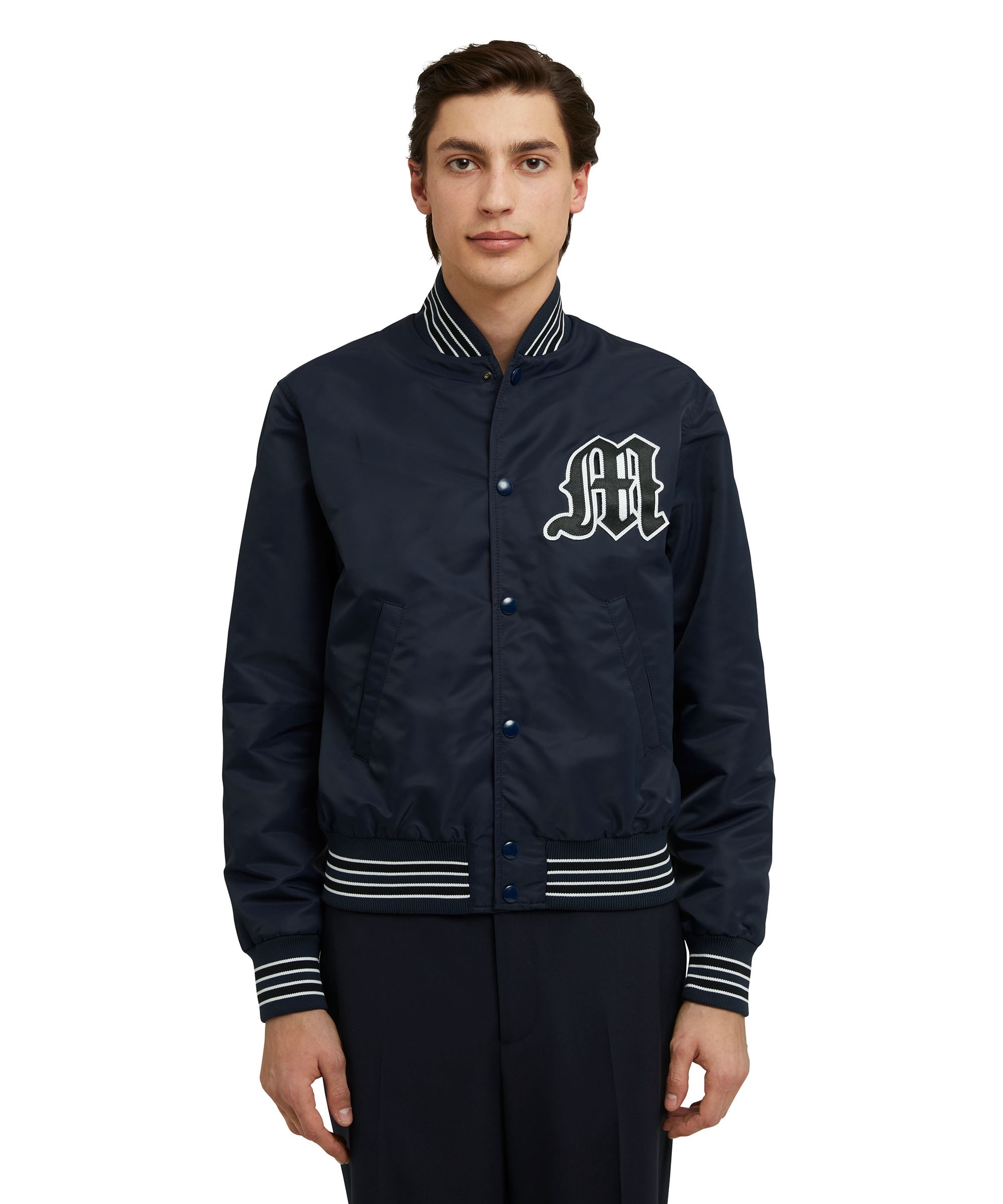 Bomber jakcet with "tie-dye Ibiscus Cotton Popelin Printed" workmanship - 2
