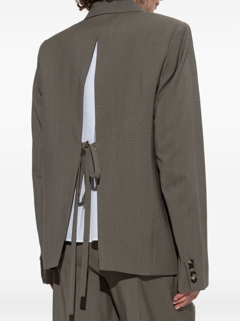 Wool single-breasted jacket - 2