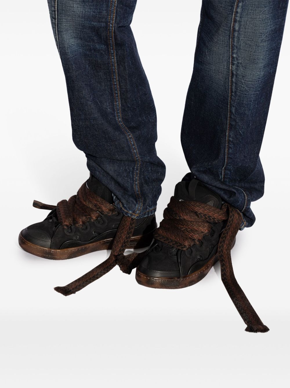 Curb Lite logo-patch sneakers - 5