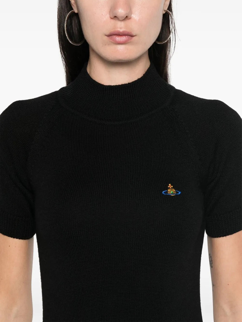 Vivienne Westwood BEA TURTLENECK TEE - BLACK outlook