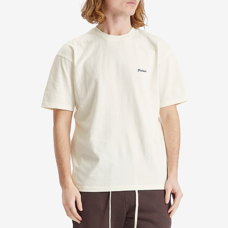 Palmes Palmes Dyed Chest Logo T-Shirt outlook
