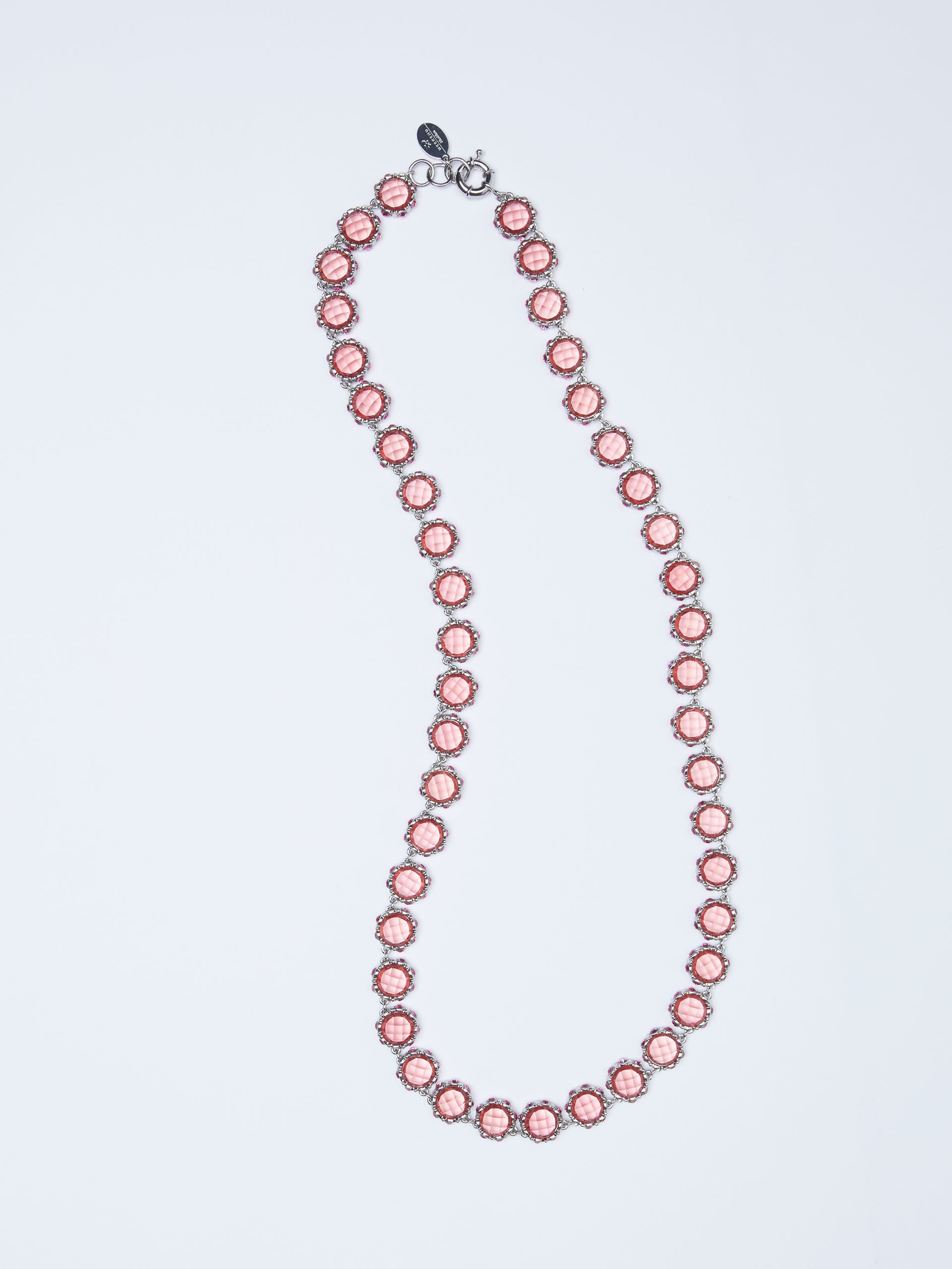 BRUNNER Metal and glass necklace - 2
