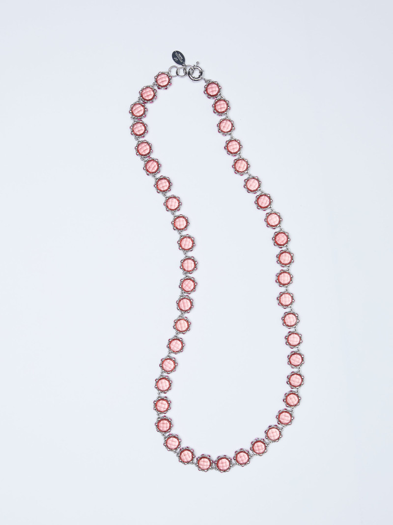 Max Mara BRUNNER Metal and glass necklace outlook