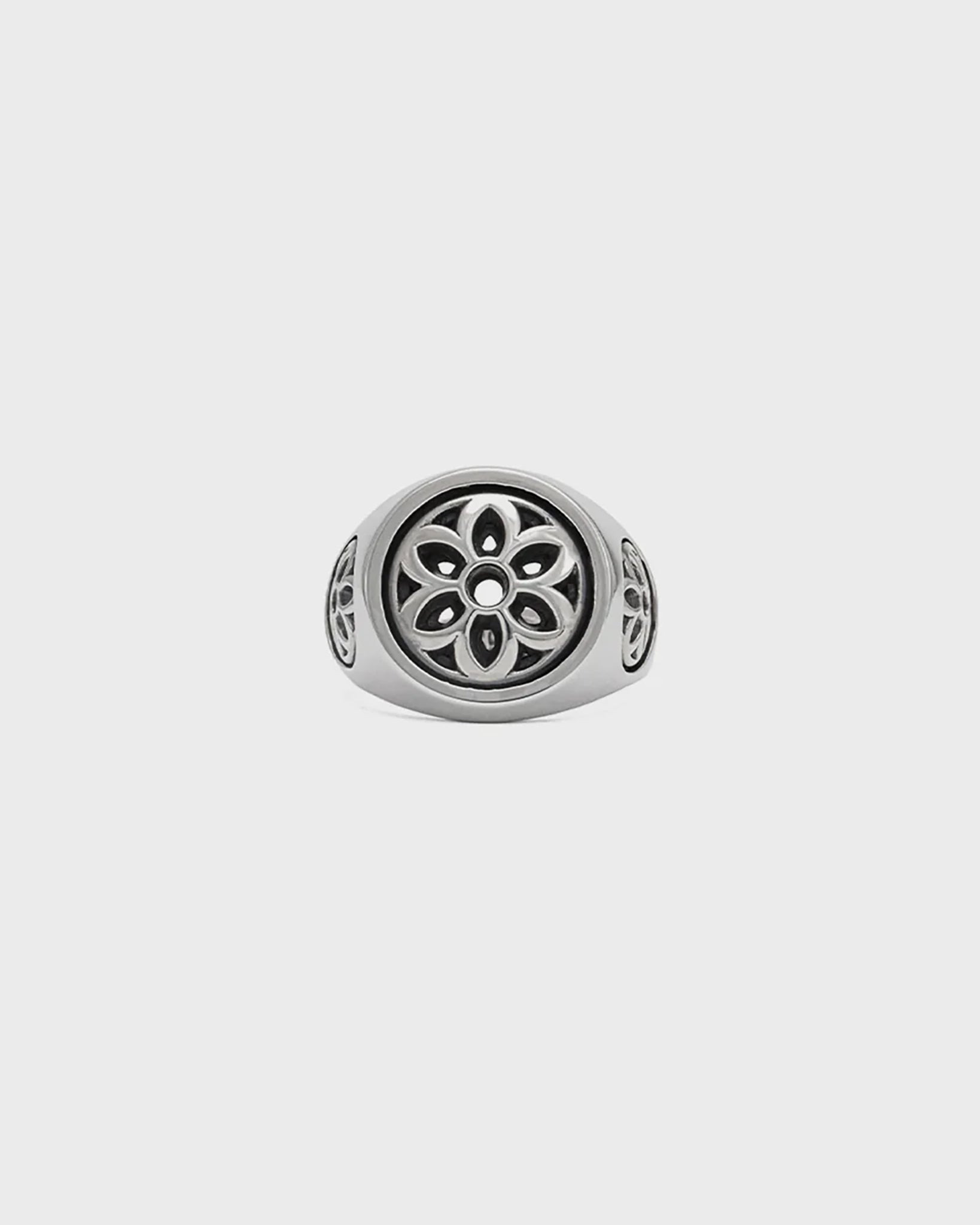 RS-CLB-MED GOOD ART HLYWD Club Ring Single Tone Size Medium - Sterling Silver - 2