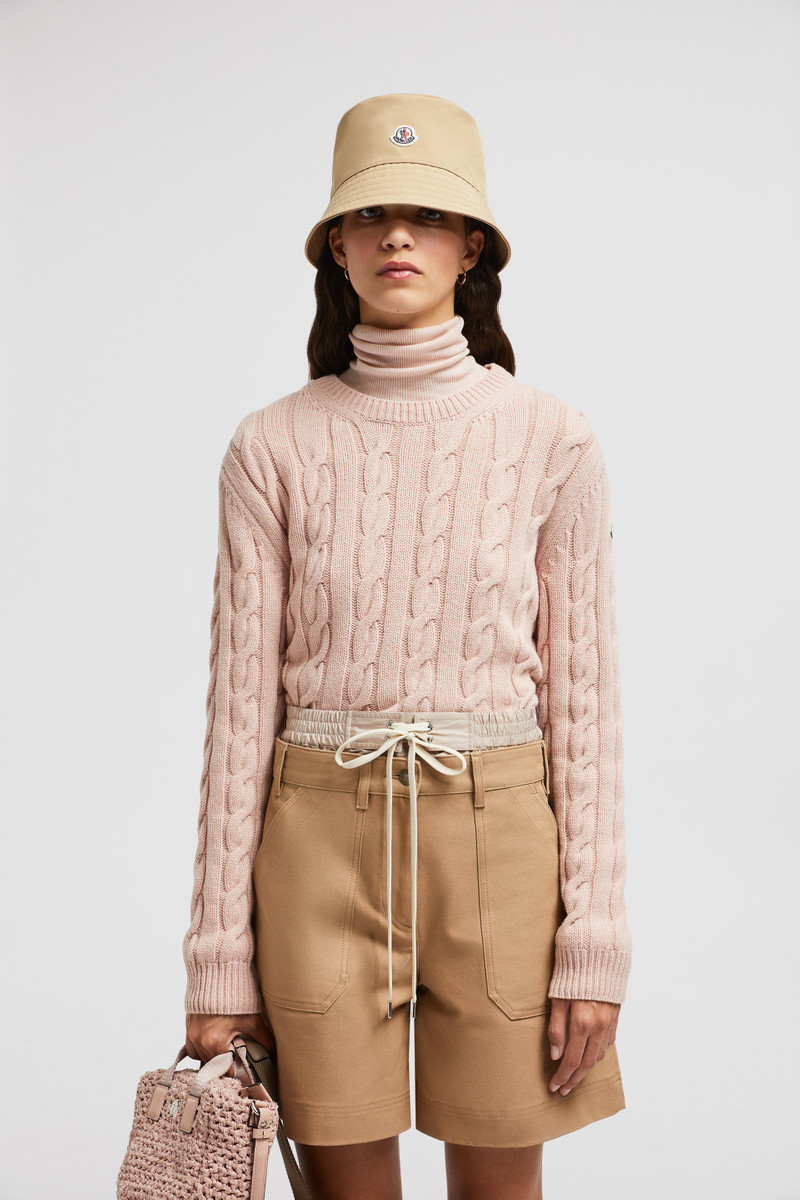 Moncler Wool & Cashmere Cable Knit Sweater outlook
