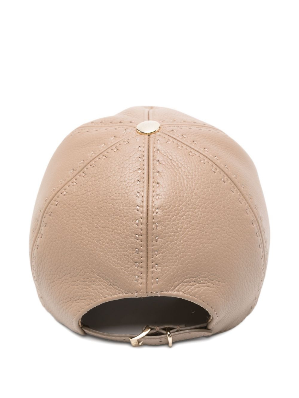 Max Mara Women Leather Baseball Hat - 2