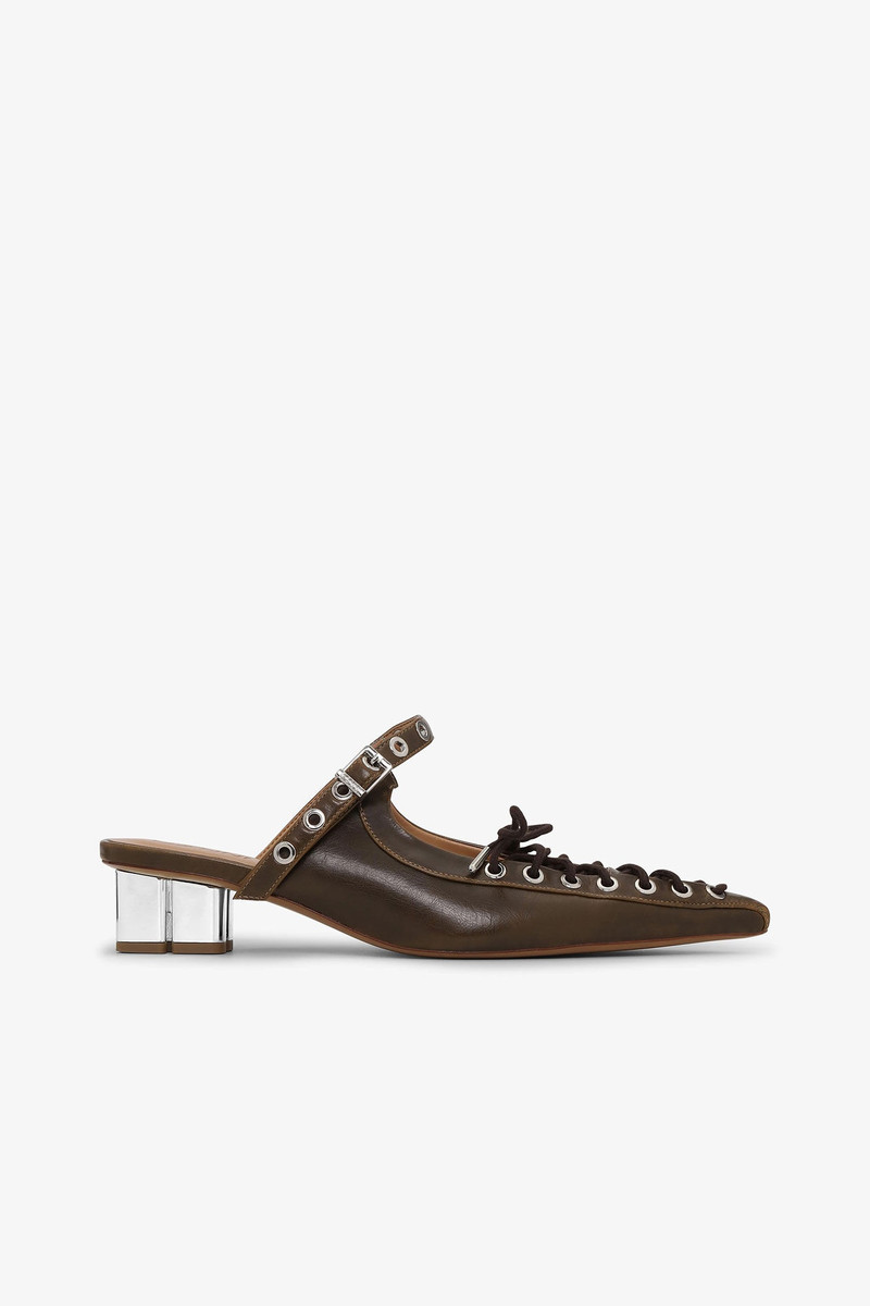 DARK-OLIVE OLEATEX LACE-UP 모델 1