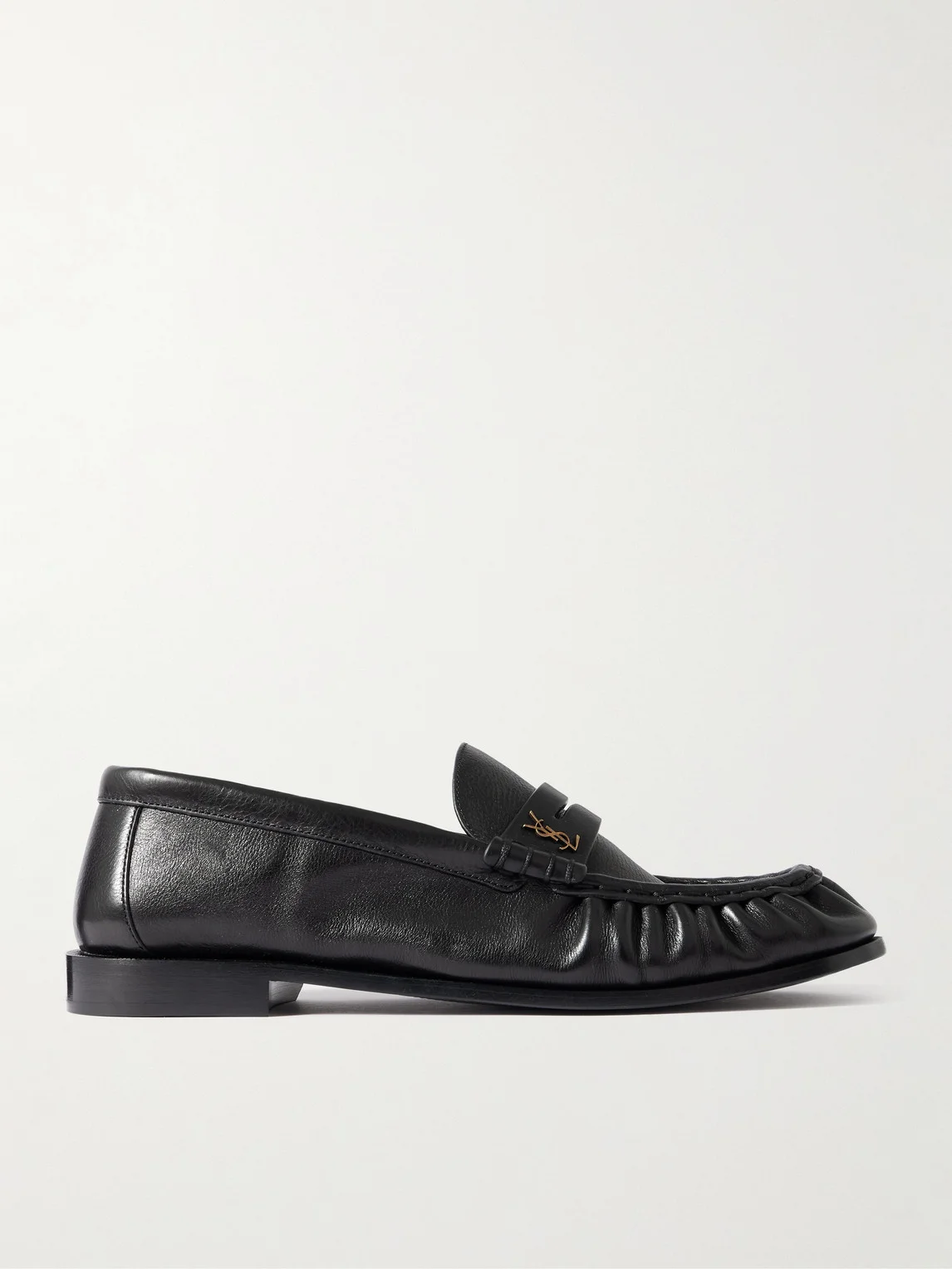 Le Loafer Monogram Logo-Appliquéd Leather Penny Loafers - 1