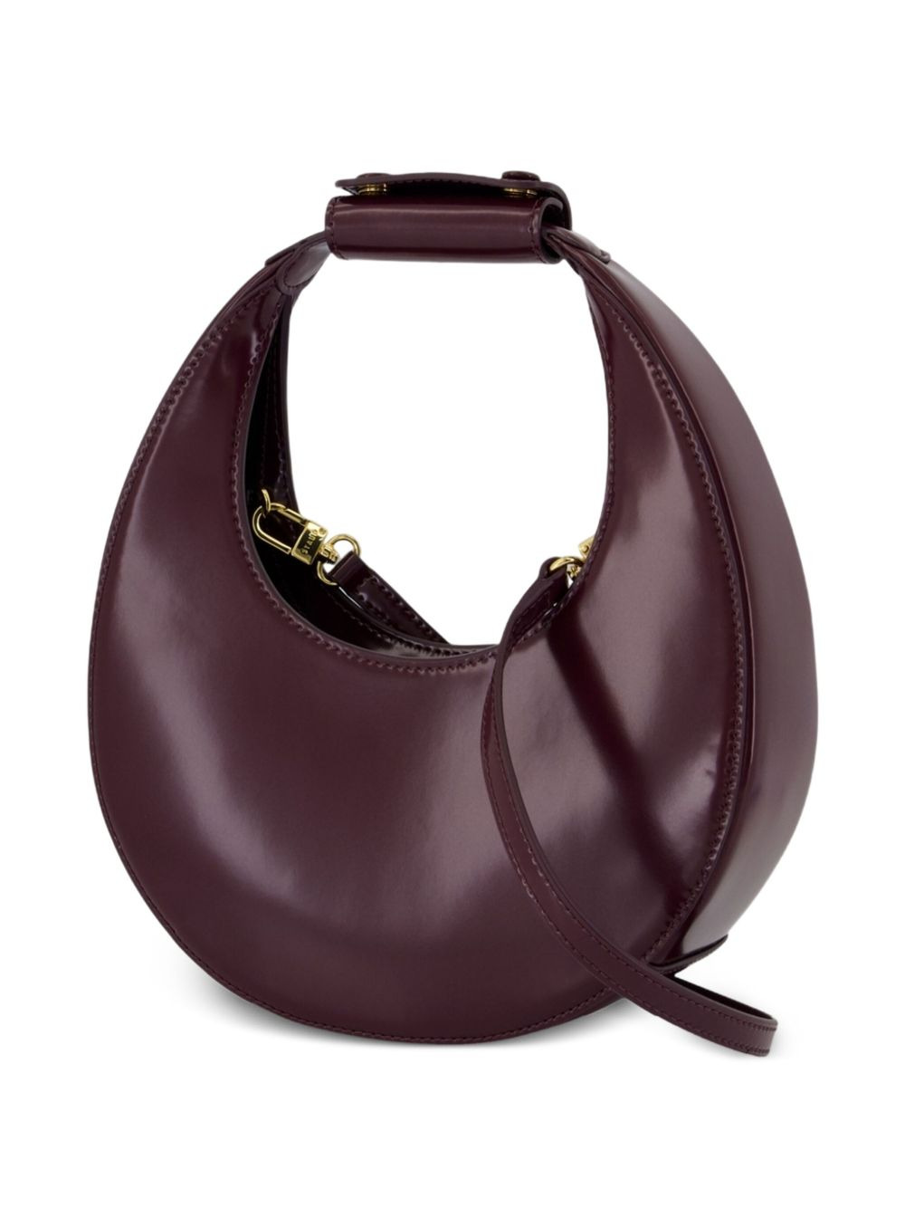 mini Moon crescent top-handle shoulder bag - 2