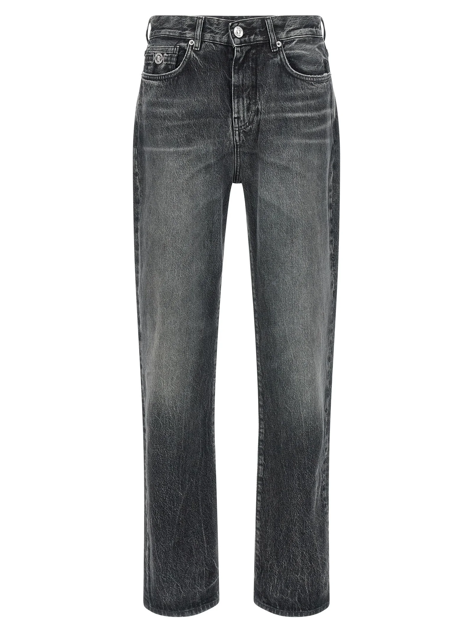 Stone Wash Jeans Gray - 1